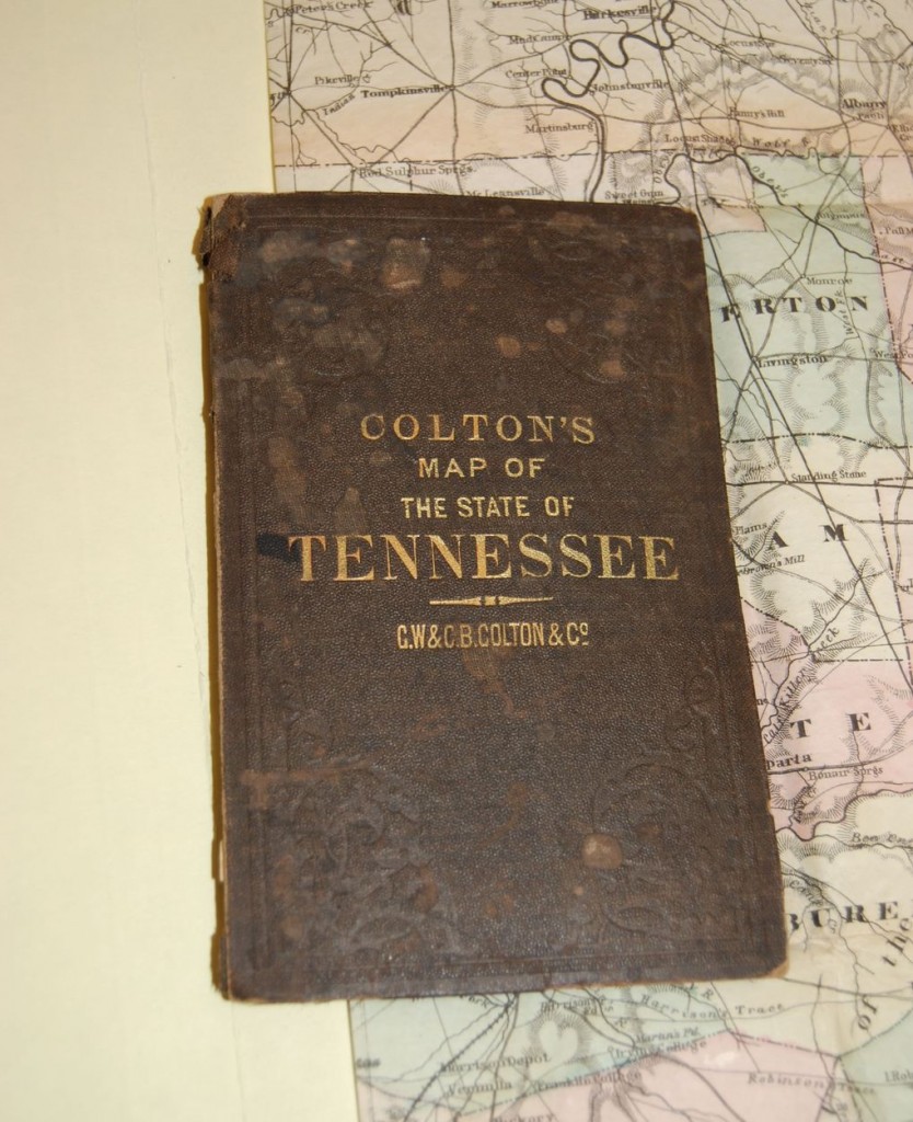 Colton's Map of the State of Tennessee.