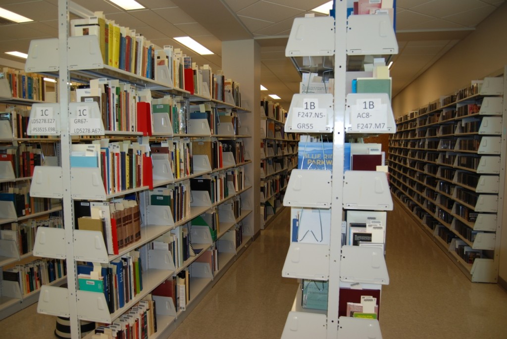 Some of the special collection shelving. See the feature image above.