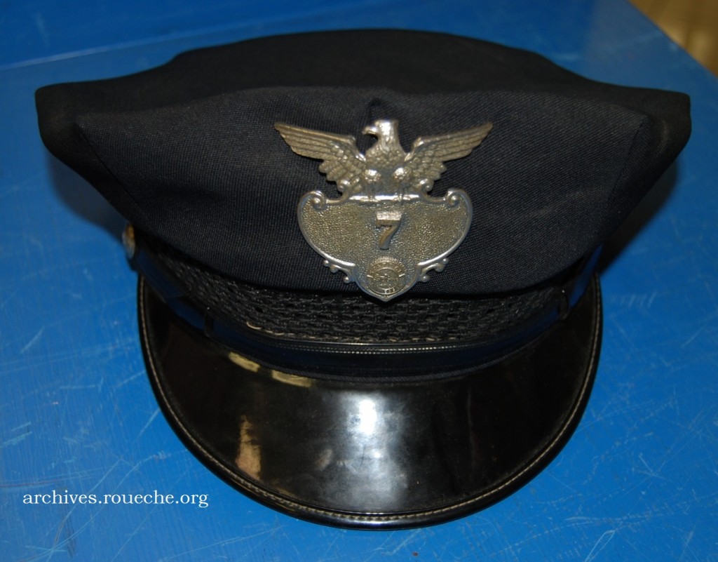 Patrolman's hat, 1952.